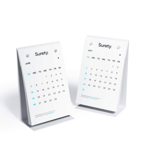 Desk calendar